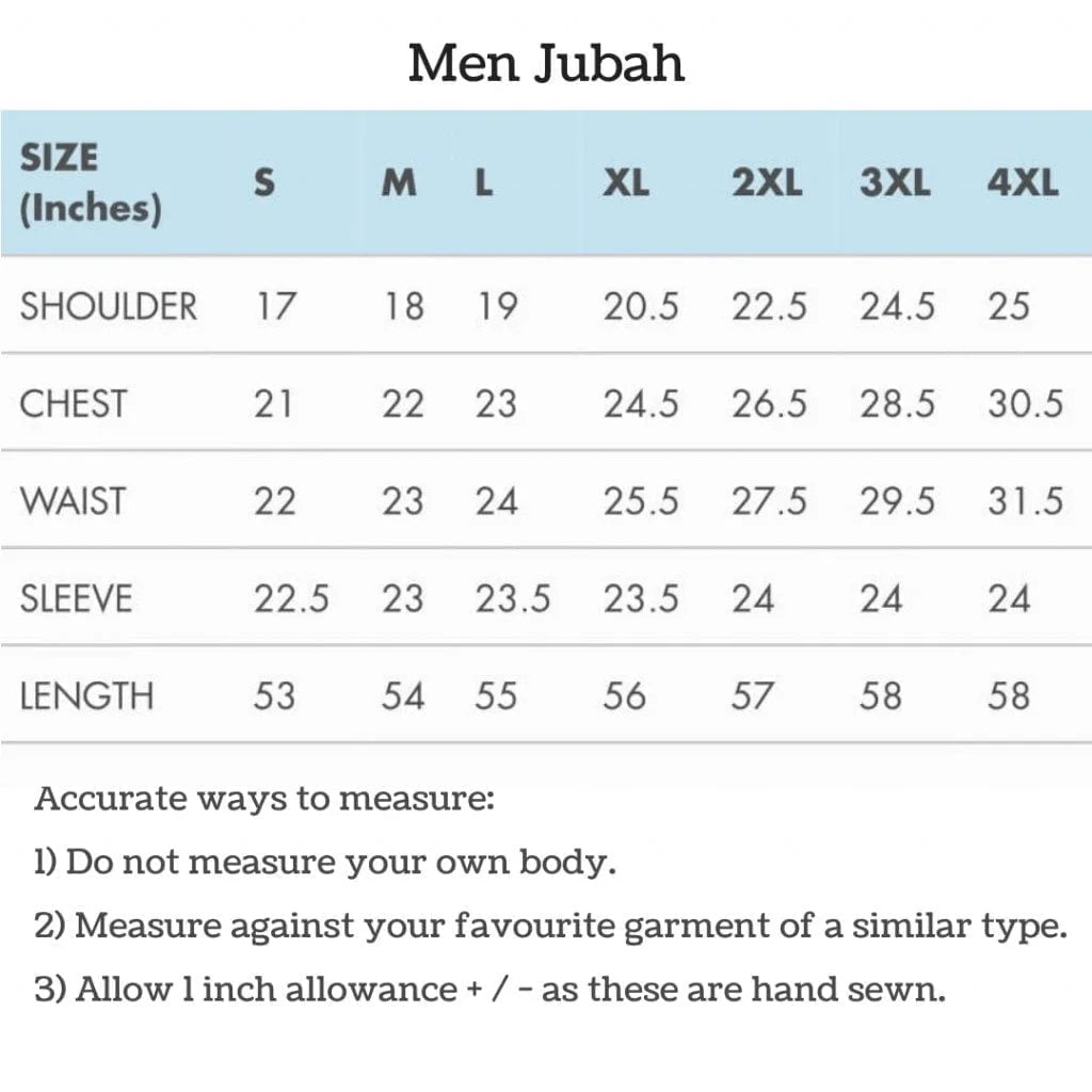 Masafi – Men’s Premium Jubah (Thobe)