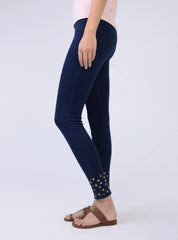 TO295 Dolly Fashion Tights Chic Legwear - Blue B Apparel
